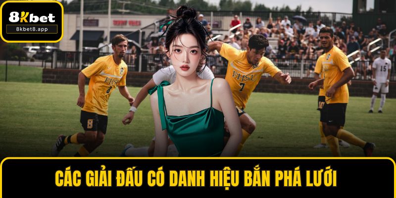Các giải đấu có danh hiệu bắn phá lưới 